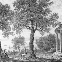 Léman vu de la maison de campagne de M. Haldimann en 1831