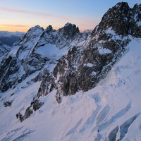 Tour de la Meije - Vue depuis le refuge de l'aigle