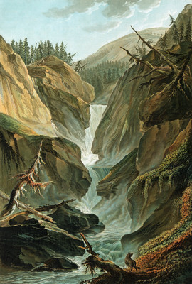 Chûte de l'Aar à la Handegg par Caspar Wolf Chûte de l'Aar à la Handegg par Caspar Wolf