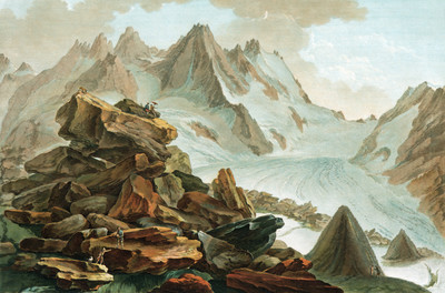 Lauteraarhorn, Glacier du Lauteraar