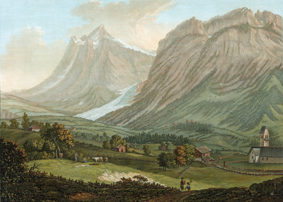 Grindelwald et Wetterhorn