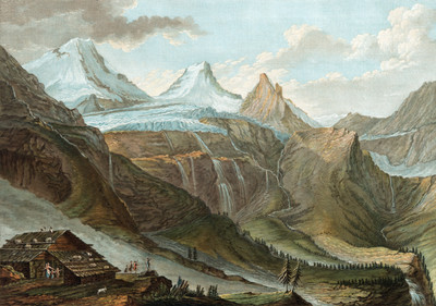 Breithorn de Lauterbrunnen par Caspar Wolf Breithorn de Lauterbrunnen par Caspar Wolf
