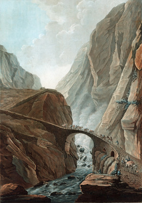Pont du diable sur la Reuss par Caspar Wolf Pont du diable sur la Reuss par Caspar Wolf