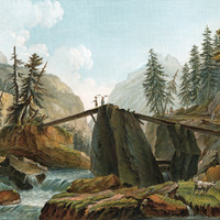 Pont sur la Lütschine par Caspar Wolf
