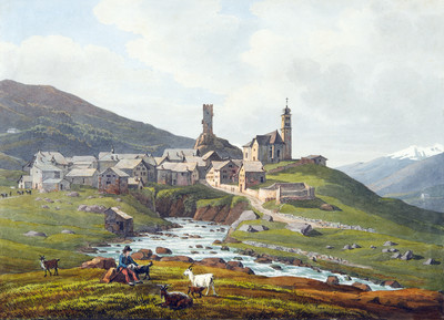 Hospental vu du NE par Samuel Birman Hospental vu du NE par Samuel Birman