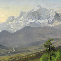 Mont Blanc, vallée de l'Arve, par Albert Bierstadt