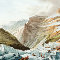 Breithorngletscher, Lauterbrunnental par Caspar Wolf
