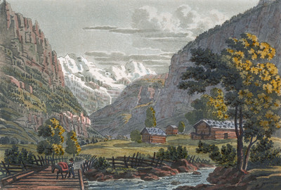 Vallée de Lauterbrunnen et Breithorn