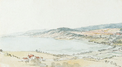 Lac de Bienne par Johann Ludwig Aberli Lac de Bienne par Johann Ludwig Aberli