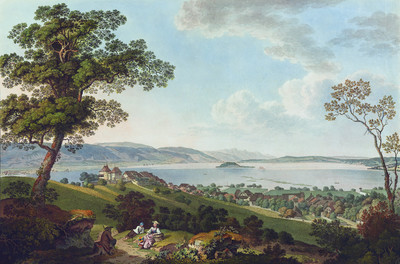 Lac de Bienne et Jura par Johann Ludwig Aberli en 1775 Lac de Bienne et Jura par Johann Ludwig Aberli en 1775