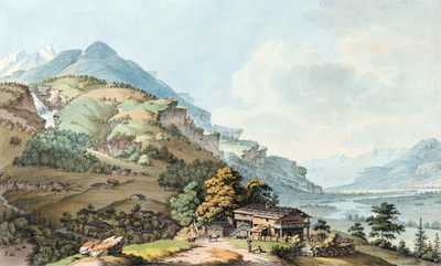 Haslital par Johann Ludwig Aberli