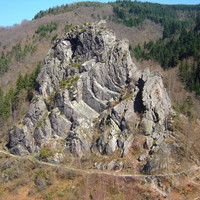 Vue sur la Roche-Corbière - Crédit photo : Alain Bellon 
