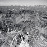 Aiguilles de Mary, Font Sancte, Ecrins par Walter Mittelholzer 