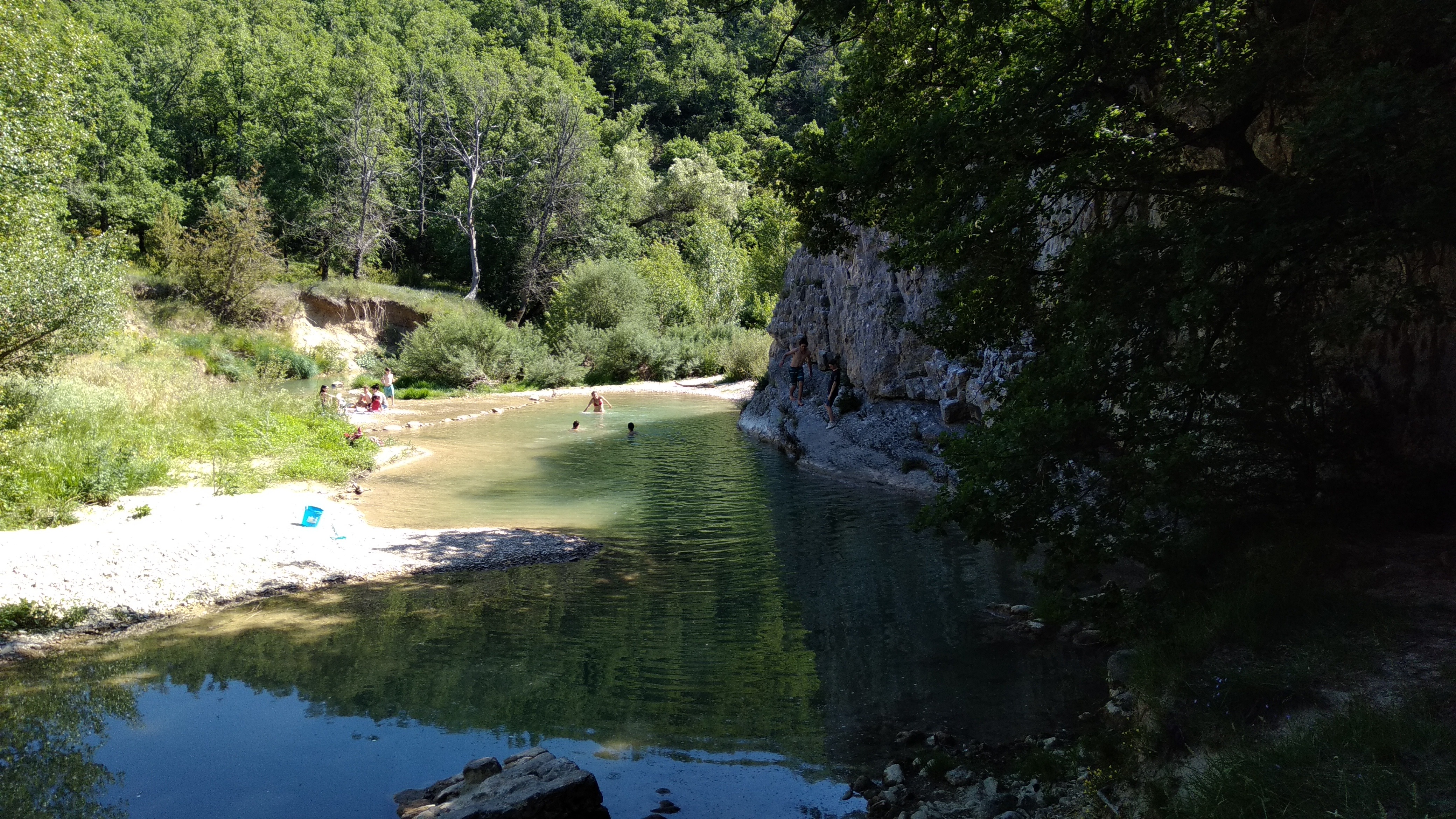 Bon spot de baignade!