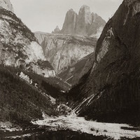3 Zinnen vues de Landro par Vittorio Sella