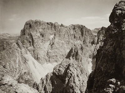 Langkofel vu du Plattkofel par Vittorio Sella Langkofel vu du Plattkofel par Vittorio Sella