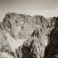 Langkofel vu du Plattkofel par Vittorio Sella