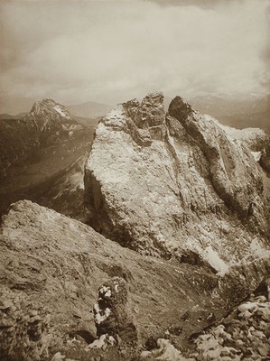 Furchetta vu de Saas Rigais par Vittorio Sella Furchetta vu de Saas Rigais par Vittorio Sella