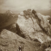 Furchetta vu de Saas Rigais par Vittorio Sella