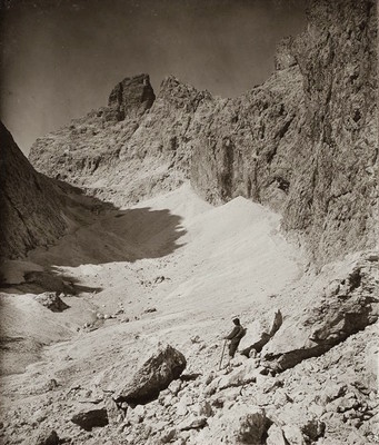 Furchetta vu du Val Laliere par Vittorio Sella Furchetta vu du Val Laliere par Vittorio Sella