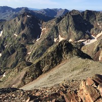 Col vu depuis la crête Est