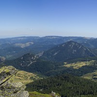 Panorama du massif du Mézenc - Crédit photo : Luc Olivier