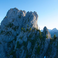La descente de la Glattewandspitze