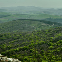 Monts de Laucaune depuis le Pic de Montalet - Crédit photo : Anne-Marie Juliet