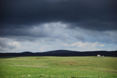 Aubrac, vers Saint-Jacques de Compostelle - Crédit photo : François Puech