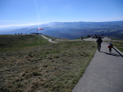 Parapente au Puy de Dome - Crédit photo : Isabelle Henrat