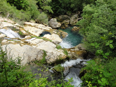 La Visse à Navacelle - Crédit photo : André Masson 