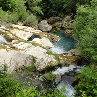 La Visse à Navacelle - Crédit photo : André Masson 