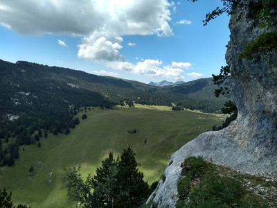 L'alpette depuis le pas des barres