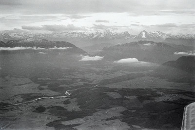 Alpes près de Salzburg, Untersberg, par Walter Mittelholzer Alpes près de Salzburg, Untersberg, par Walter Mittelholzer