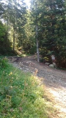 départ de la randonnée départ de la randonnée
