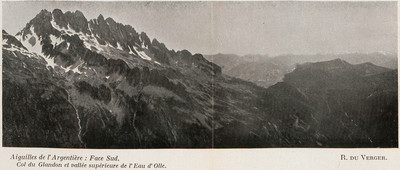 Aiguilles de l'Argentière et Col du Glandon - Versant S Aiguilles de l'Argentière et Col du Glandon - Versant S