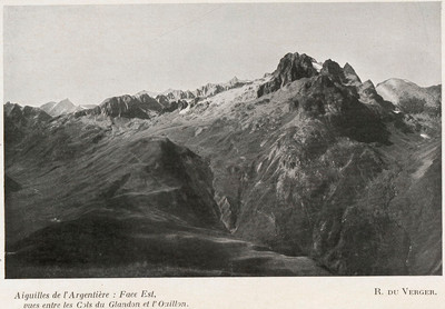 Aiguilles de l'Argentière - Versant E Aiguilles de l'Argentière - Versant E