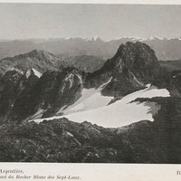 Aiguilles de l'Argentière depuis le Rocher Blanc