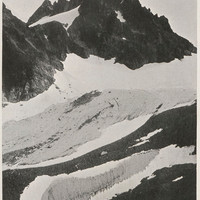 Grandes Aiguilles Occidentales de l'Argentière et Glacier de la Combe Madame