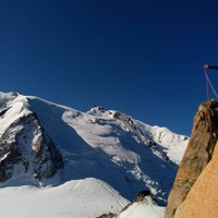 La légendaire voie Rébuffat à l'Aiguille du Midi