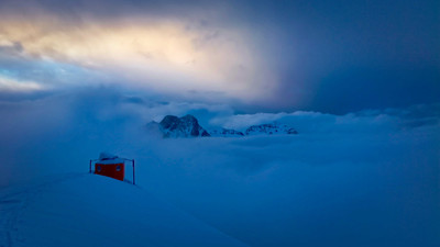 Bivouac de la Maye, au Dolent Bivouac de la Maye, au Dolent