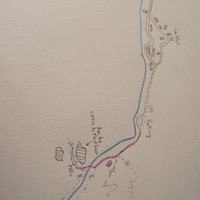 Accès aux couennes depuis La Vall