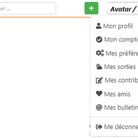 Menu Utilisateur