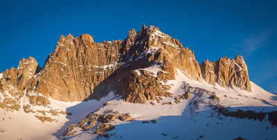 L'envers des Dorées en partant du bivouac L'envers des Dorées en partant du bivouac