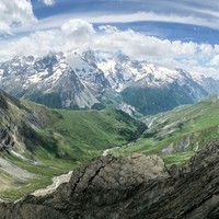 Vallée de Valfroide depuis la Roche de Casse