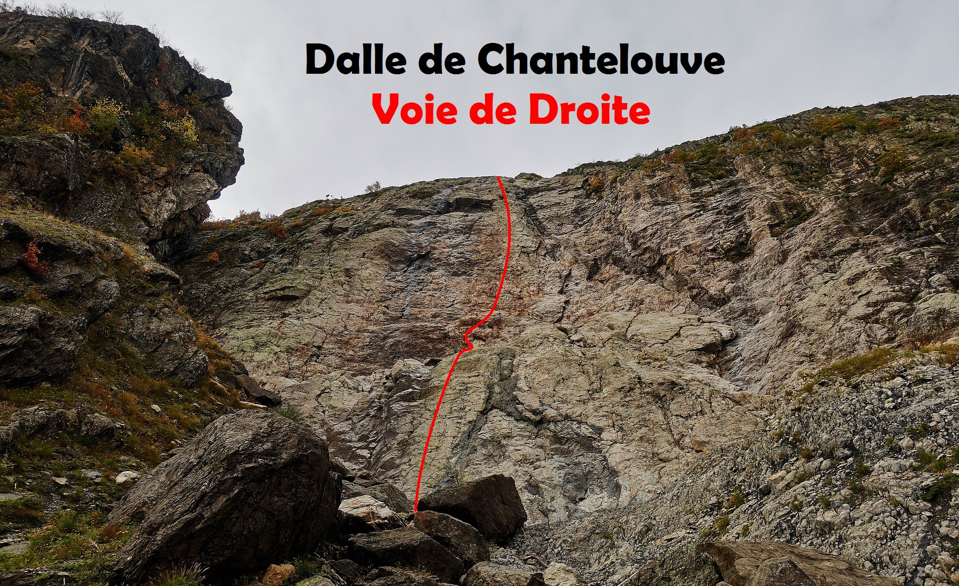 Dalle de Chantelouve - Voie de Droite