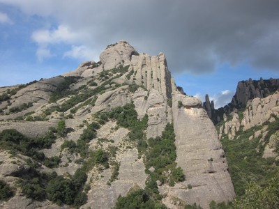 Le Plecs del Llibre et le Montgros vus du col de Muset.