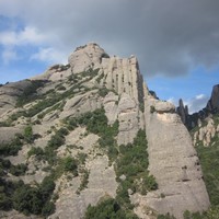 Le Plecs del Llibre et le Montgros vus du col de Muset.