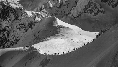Arrête de l'aiguille du midi Arrête de l'aiguille du midi