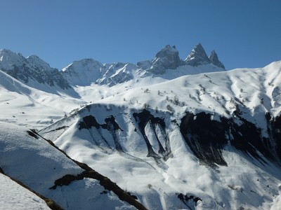 L'Aiguille de l'Epaisseur et les Aiguilles d'Arves L'Aiguille de l'Epaisseur et les Aiguilles d'Arves
